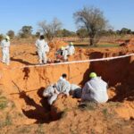 هيئة البحث على المفقودين تستخرج جثتين مجهولتي الهوية من موقعين في ترهونة