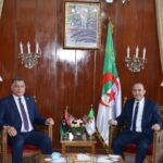 مازن وبلجود يبحثان فتح الحدود والتعاون في تكوين الشرطة والحماية المدنية