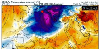 المركز الوطني للأرصاد الجوية: تشهد مناطق الشمال منخفضاً جوياً يومي السبت والأحد