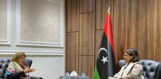 وليامز في لقائها بالمنقوش: على الجميع العمل لإنجاح الانتخابات