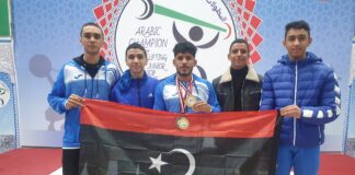 نتائج لافته لمنتخب رفع الأثقال الليبي بالبطولة العربية