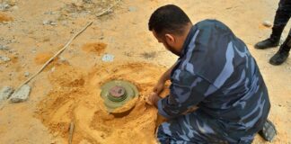 الأمم المتحدة تتعاقد مع شركة أوكرانية لتدريب الشرطة الليبية على إزالة الألغام