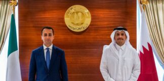 قطر وإيطاليا يؤكدان دعم العملية السياسية بقيادةٍ ليبية