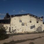 ماس كهربائي يتسبب في حرق مسرح جامعة بنغازي