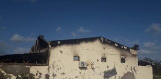 ماس كهربائي يتسبب في حرق مسرح جامعة بنغازي