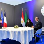 ماكرون يثمن جهود السيسي في ليبيا