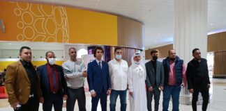 المنتخب الوطني لكرة السلة يصل دبي