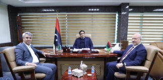 المنفي وصوان يبحثان خارطة الطريق المتفق عليها بين النواب والدولة