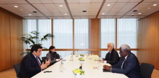 المنفي وفكي يبحثان آخر التطورات السياسية في ليبيا