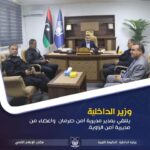 أبوزريبة يبحث مع مدير مديرية أمن صرمان الأوضاع الأمنية في المنطقة