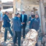 باشاغا يزور سرت ويتفقد المباني المتضررة بمنطقة الجيزة البحرية