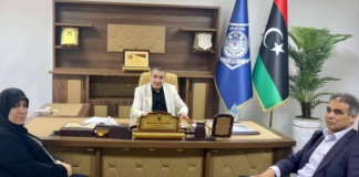 وزير الداخلية يبحث فرض الأمن ببلدية جنزور وسائر البلاد