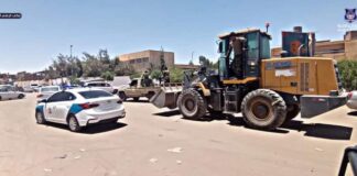 إزالة المباني العشوائية داخل مدينة سبهـا