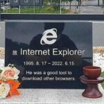 مهندس كوري جنوبي يقيم مدفناً لمتصفح إنترنت إكسبلورر بعد إيقافه