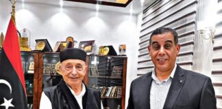 صالح يجدد تأكيده على دعمه الكامل للحكومة الليبية