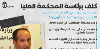 تم تكليفه رئيسا للمحكمة العليا بعد تصويت أعضاء مجلس النواب بالإجماع.. تعرف على السيرة الذاتية لـ”محمد أبورزيزة”