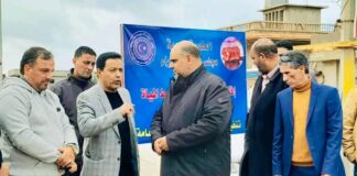 وزير الموارد المائية يدشن خط مياه للشرب وآخر لتصريف مياه الأمطار بسوسة