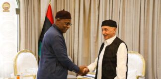 عقيلة يبحث مع باتيلي إجراءات تنفيذ الاستحقاق الانتخابي وتشكيل حكومة موحدة