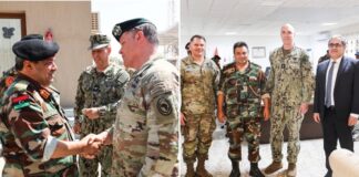 وفد من القيادة العسكرية الأمريكية يزور قادة عسكريين في مصراتة